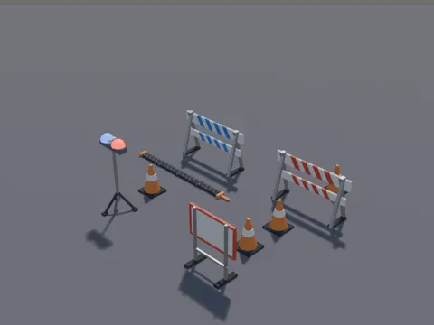 Police Roadblock Set