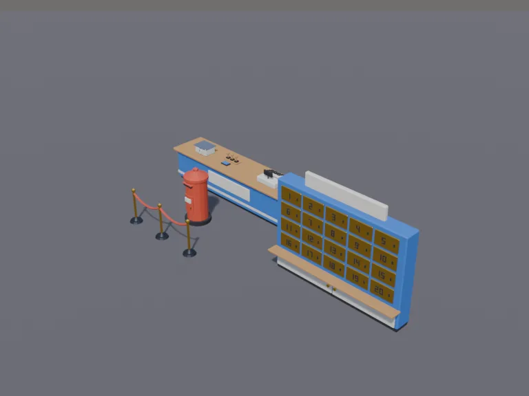 Post Office Counter Set, view 3