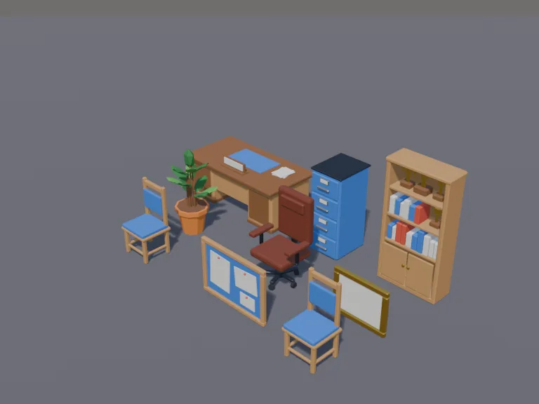 Principals Office Set, view 3