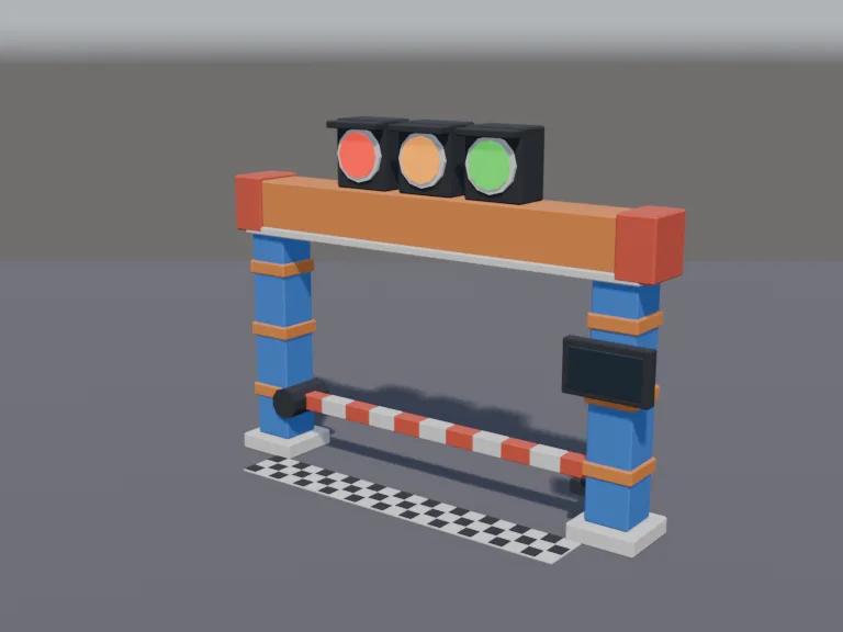 Race Start Gate, view 2