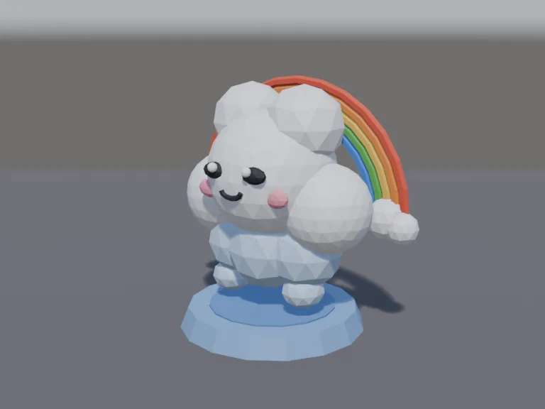 Rainbow Cloud Pet, view 2