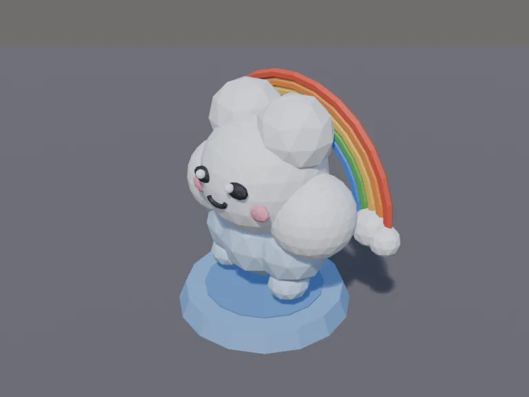 Rainbow Cloud Pet, view 3