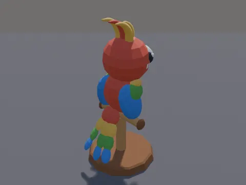 Rainbow Parrot Pet