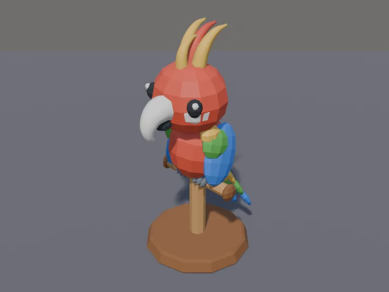 Rainbow Parrot Pet, view 3