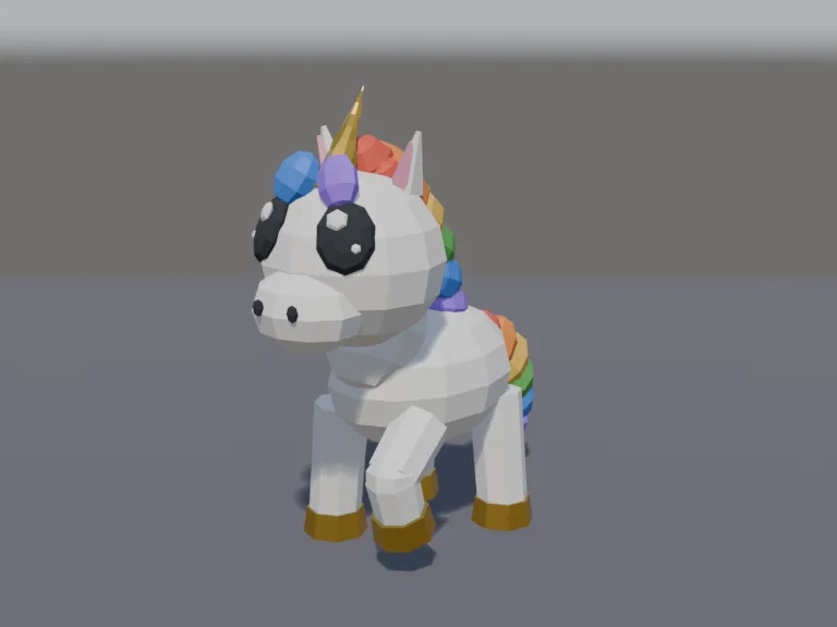 Rainbow Unicorn Pet, view 2