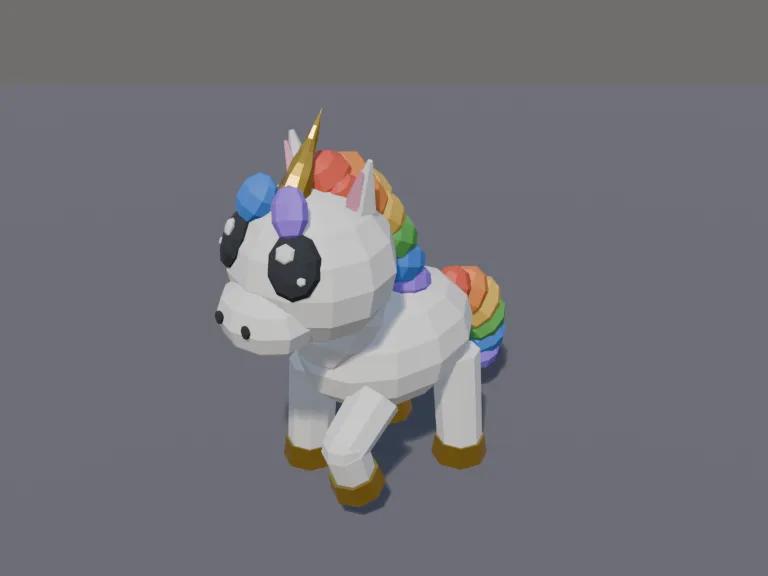 Rainbow Unicorn Pet, view 3