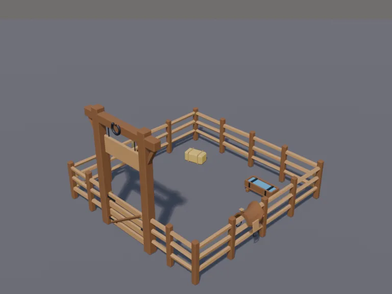 Ranch Gate Corral, view 3