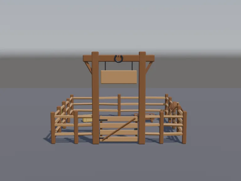 Ranch Gate Corral, view 4