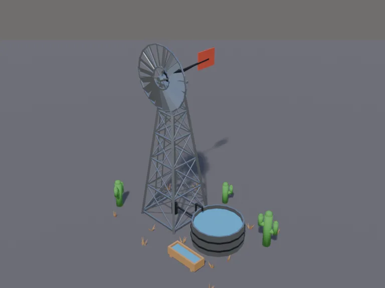 Ranch Windpump, view 3