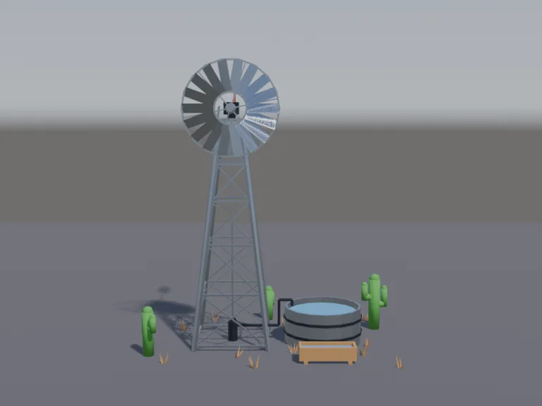 Ranch Windpump, view 4