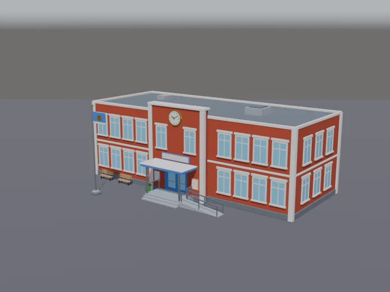 Red Brick School, view 2