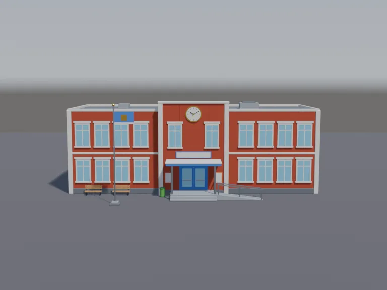 Red Brick School, view 4