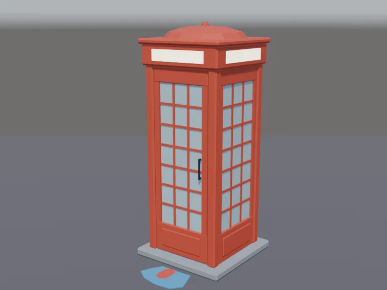 Red Phone Booth, view 2