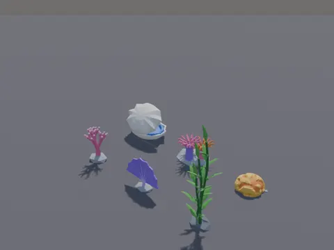 Reef Kelp & Coral Set