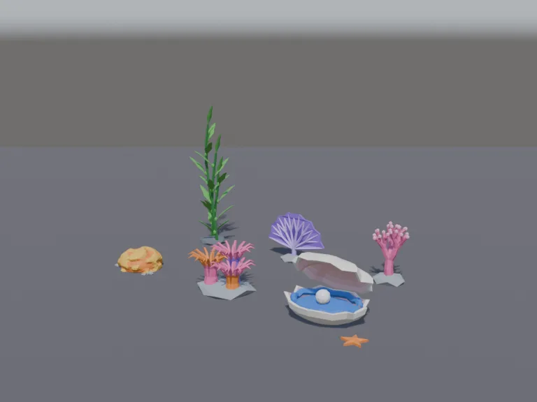 Reef Kelp & Coral Set, view 2
