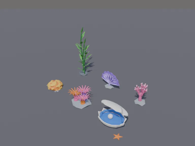 Reef Kelp & Coral Set, view 3