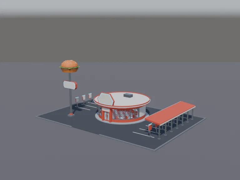 Retro Burger Drive-In, view 2