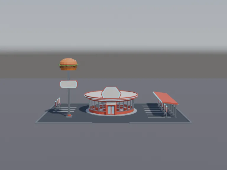 Retro Burger Drive-In, view 3