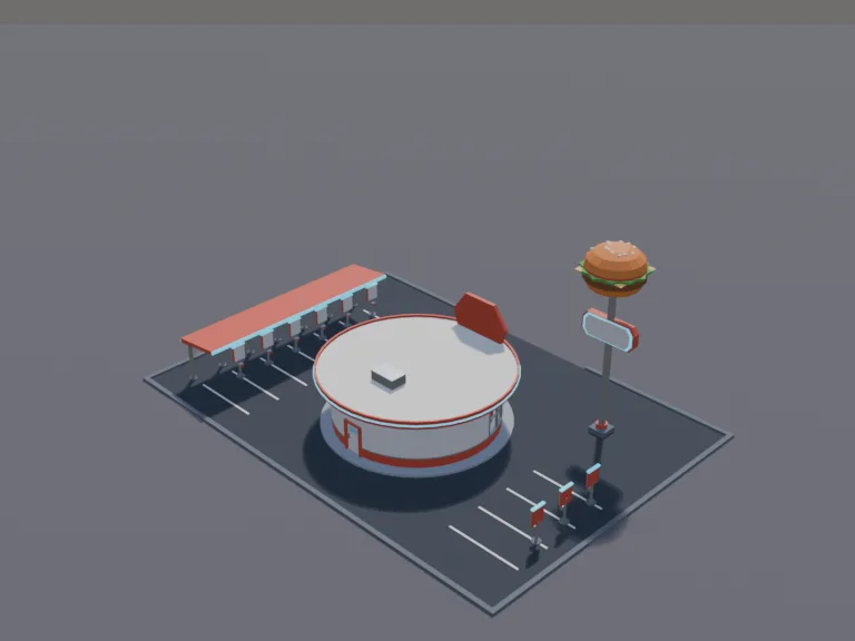 Retro Burger Drive-In, view 4