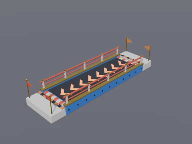 Reverse Treadmill Obstacle, view 3