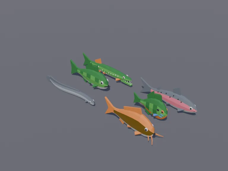 River Fish Set, view 3
