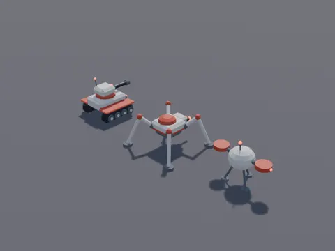 Robot Drone Trio