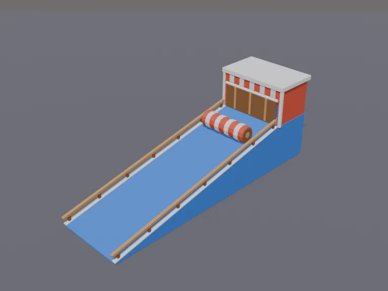 Rolling Log Ramp, view 3