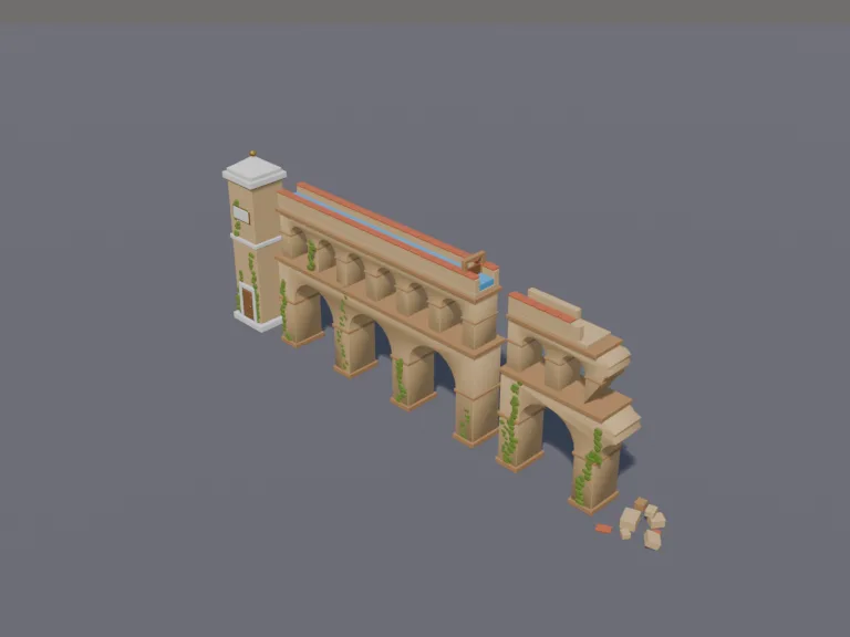 Roman Aqueduct Set, view 3