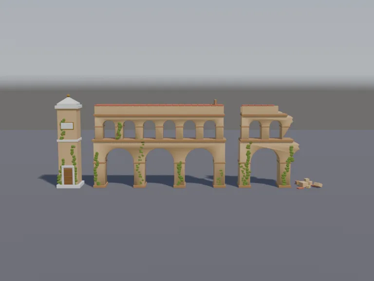 Roman Aqueduct Set, view 4