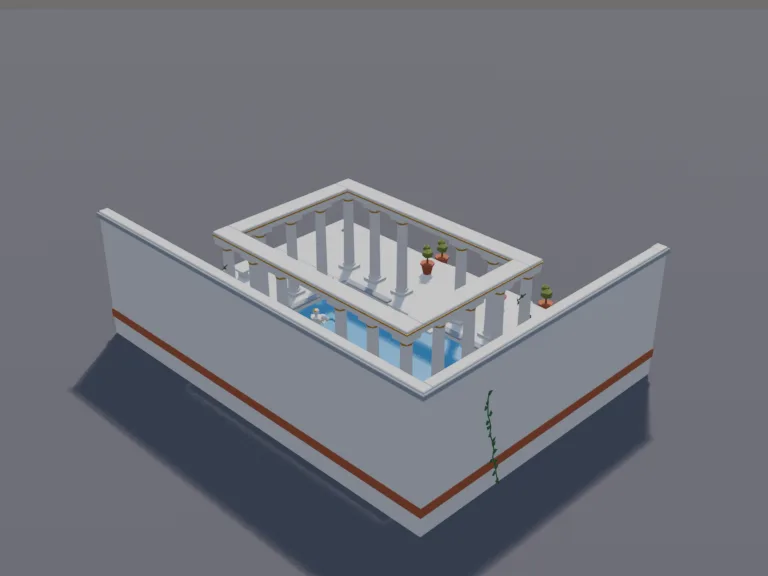 Roman Bathhouse, view 4