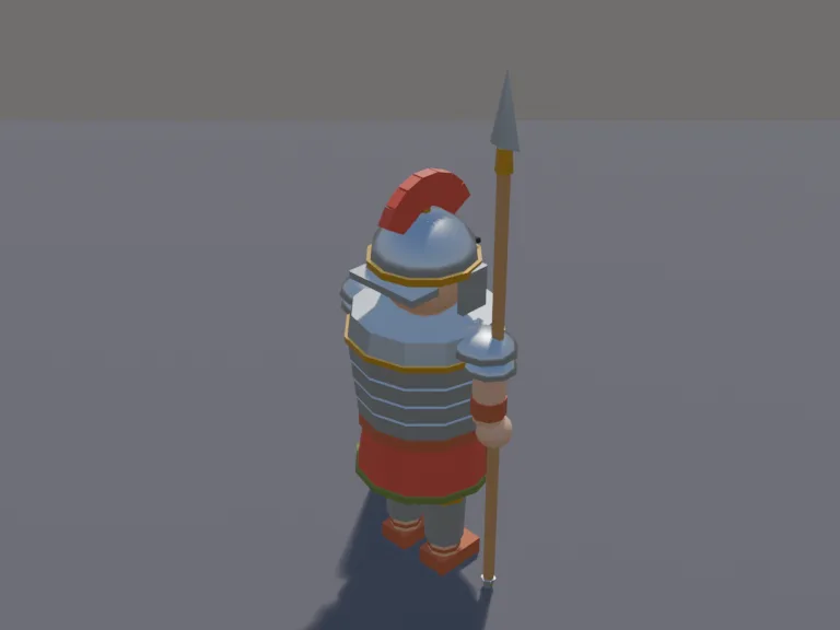 Roman Legionary Soldier, view 4