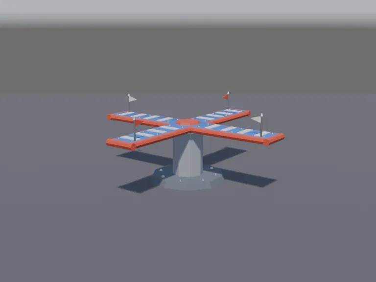 Rotating Cross Platform, view 2