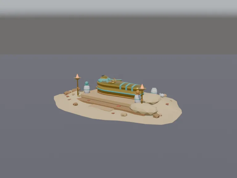 Royal Desert Sarcophagus, view 2