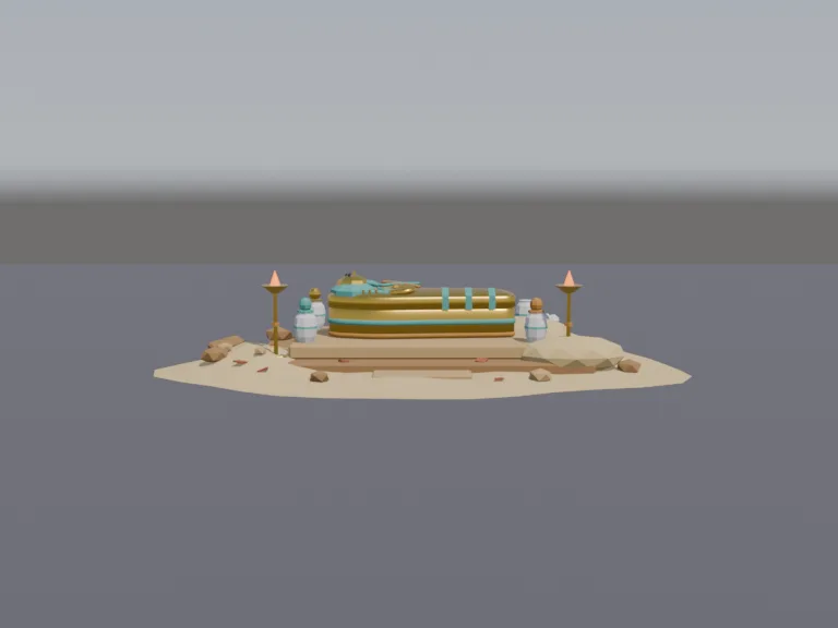 Royal Desert Sarcophagus, view 3
