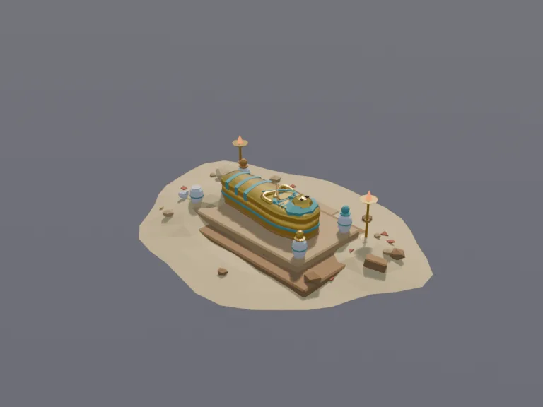 Royal Desert Sarcophagus, view 4