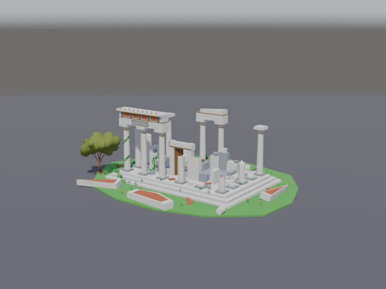 Ruined Marble Temple, view 2