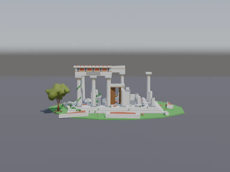 Ruined Marble Temple, view 3