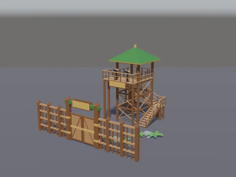 Safari Viewing Tower, view 2