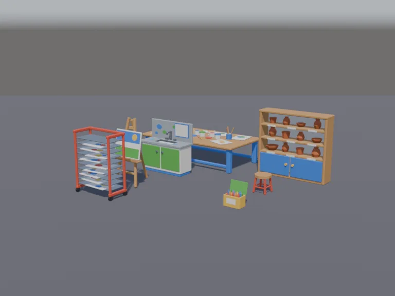 School Art Room Set, view 2