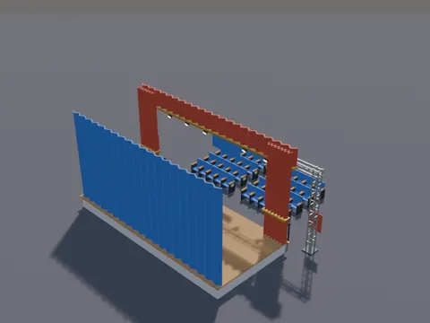 School Auditorium Stage