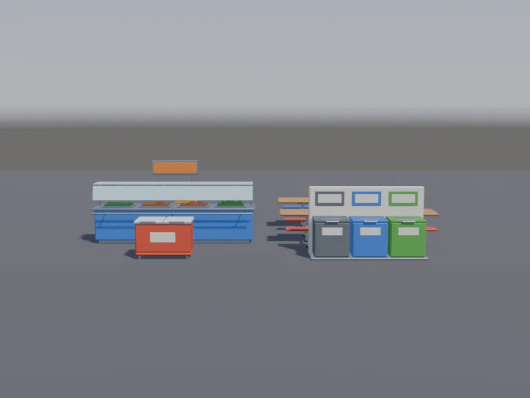 School Cafeteria Set, view 4