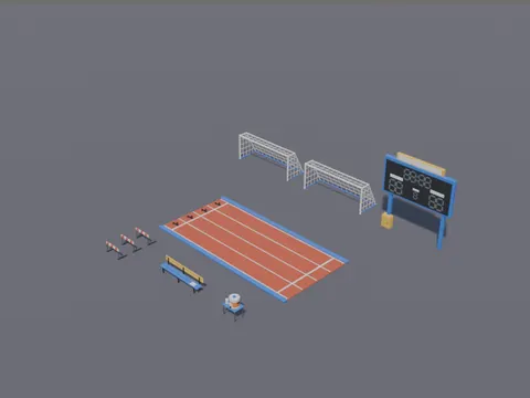 School Sports Field Set