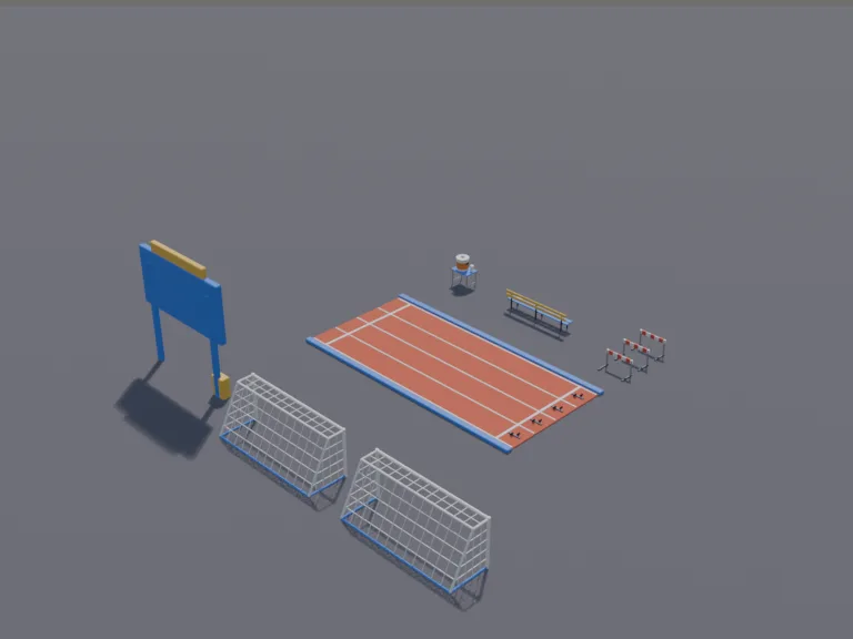 School Sports Field Set, view 4