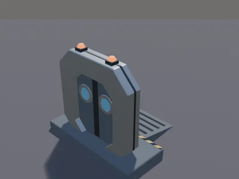Sci-Fi Airlock Door