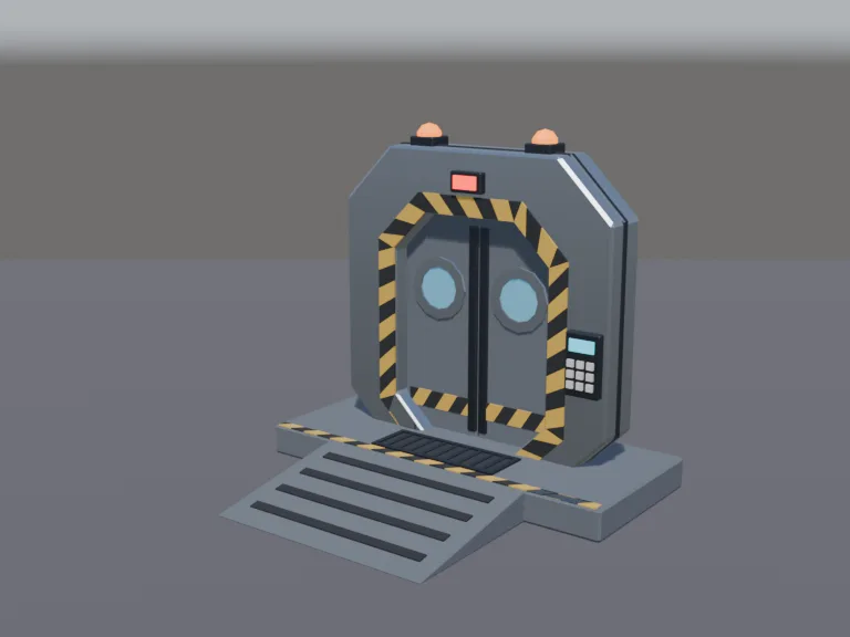 Sci-Fi Airlock Door, view 2