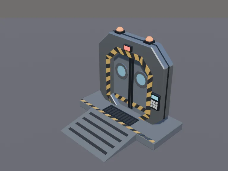 Sci-Fi Airlock Door, view 3