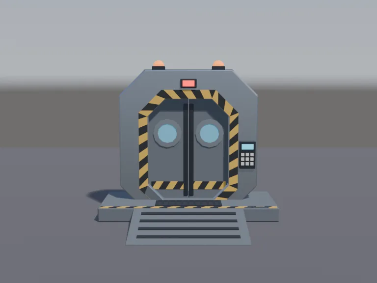 Sci-Fi Airlock Door, view 4