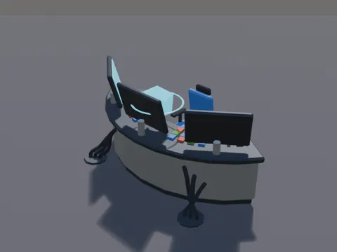 Sci-Fi Command Console