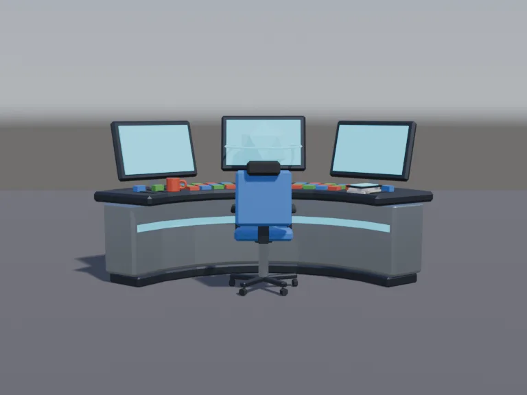 Sci-Fi Command Console, view 4