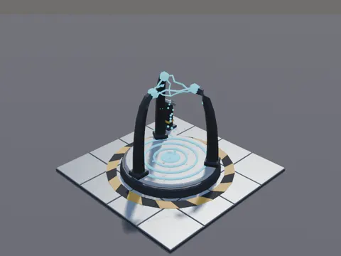 Sci-Fi Teleporter Pad